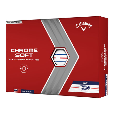 Chrome Soft (22) Triple Track 360 Golfbälle