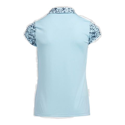 Floral Print Poloshirt Damen
