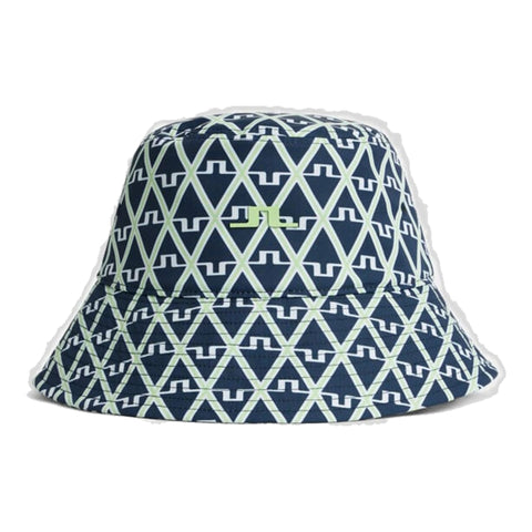 Rosa Print Bucket Hat Damen