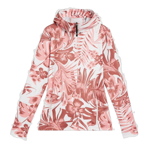 Aerial Print Quarter Hood Damen
