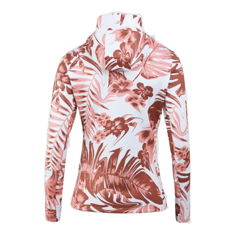 Aerial Print Quarter Hood Damen