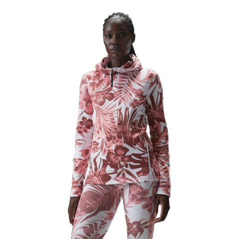 Aerial Print Quarter Hood Damen