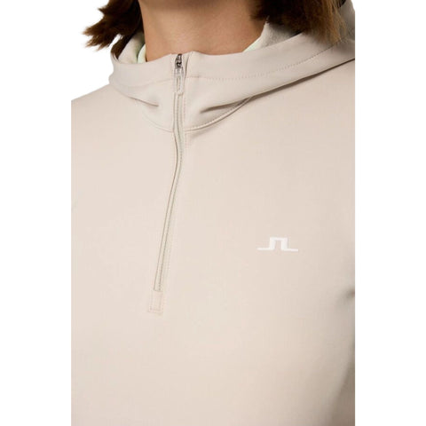 Aerialle Quarter Zip Kapuzenjacke Damen