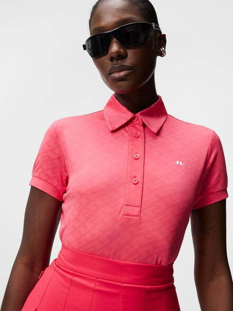 Alaya Jacquard Poloshirt Damen