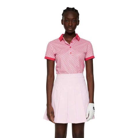 Tour Tech Print Polo Damen