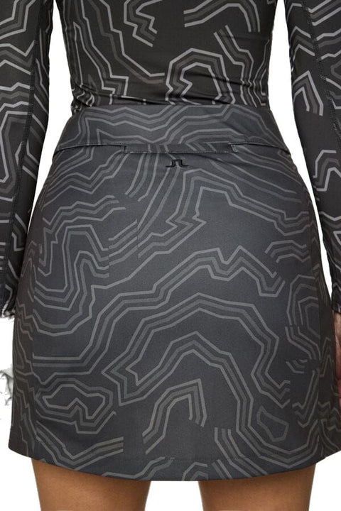 Amelie Mid Print Rock Damen