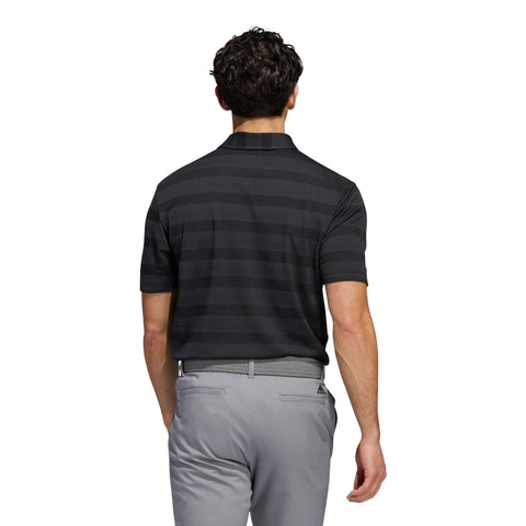 Two-Color Striped Poloshirt Herren