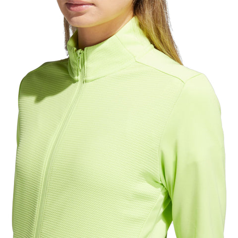 Textured Full Zip Jacke Damen