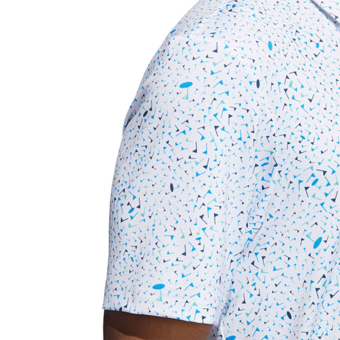 Flag Print Polo Herren
