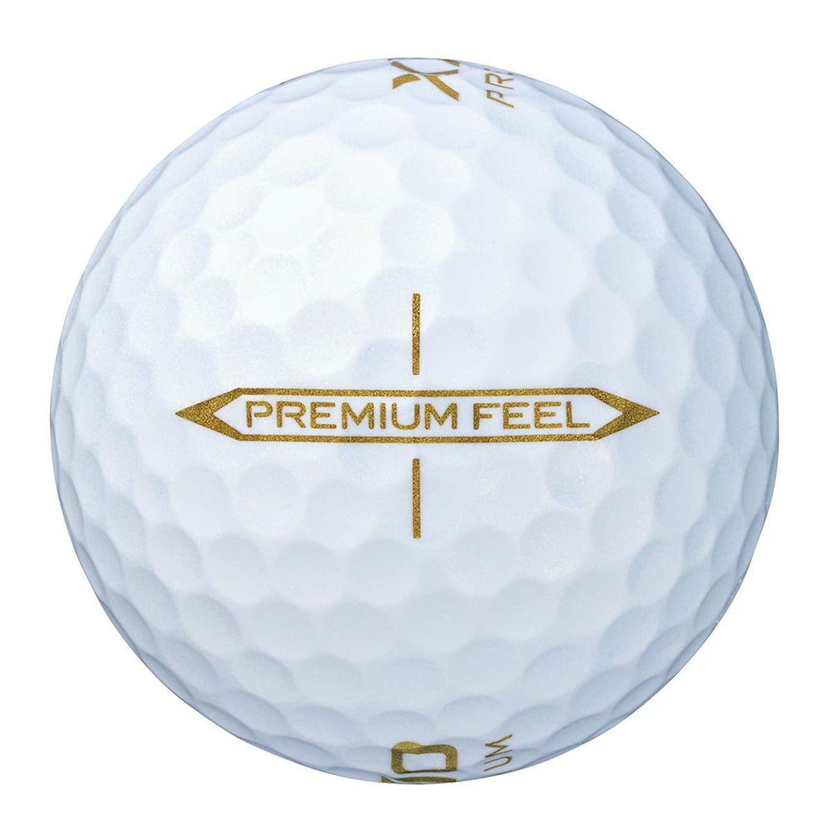 Premium 8 Gold Golfbälle