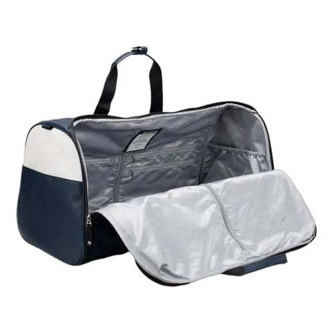 The Open Duffle Bag Weiß, Navy