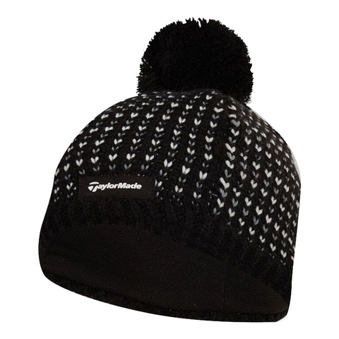 W Beanie Bobble Schwarz Damen