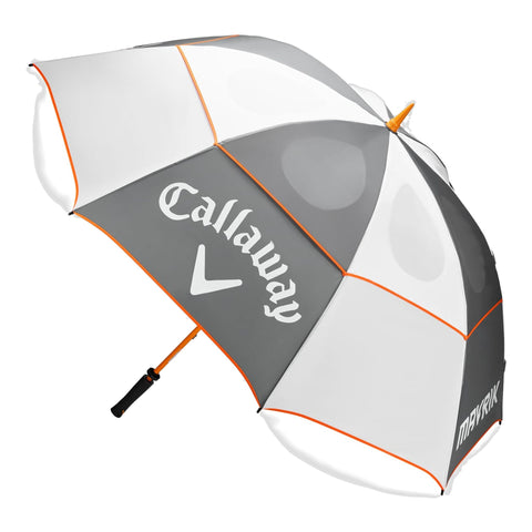 Mavrik 68 DBL Umbrella White/Charcoal/Orange