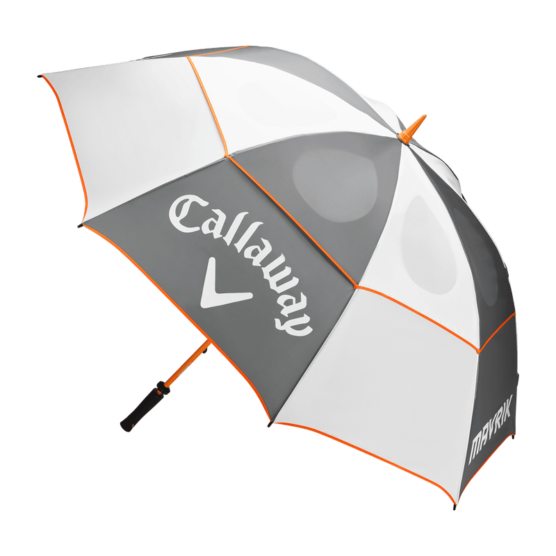 Mavrik 68 DBL Umbrella White/Charcoal/Orange