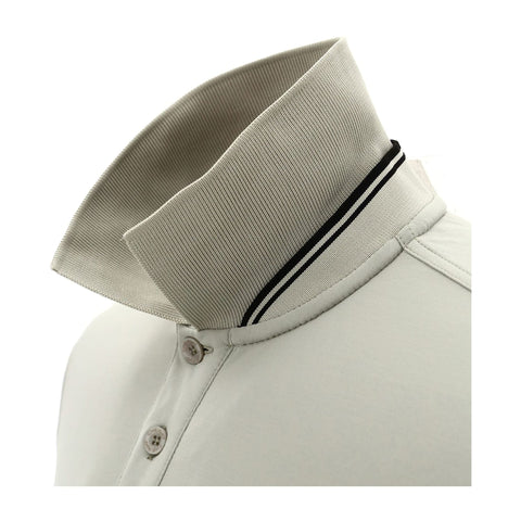 M Anguy LS Polo Grau/Grün