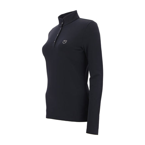 W Adelita LS Polo Schwarz