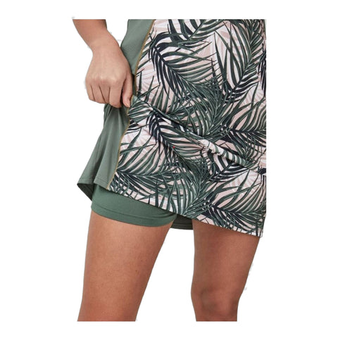 Kleid Black Palm Pale Pink Damen