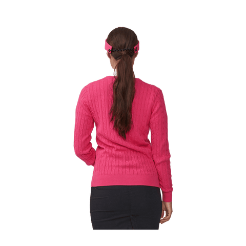 Pullover Cable Fuchsia