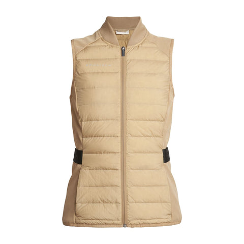 W Daunenweste Force Beige
