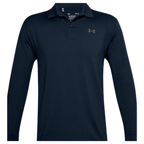 Polo Langarm Performance 2,0 Navy Herren Herren
