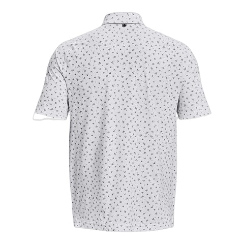 Polo Kurzarm Iso-Chill Floral Dash Weiss Herren Herren