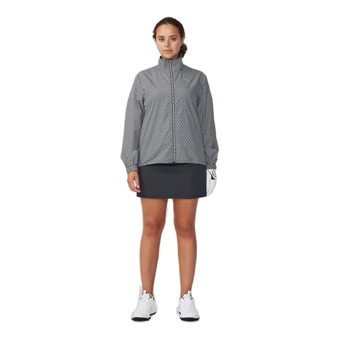 Pocket Wind Jacket Geo Comb Black Damen