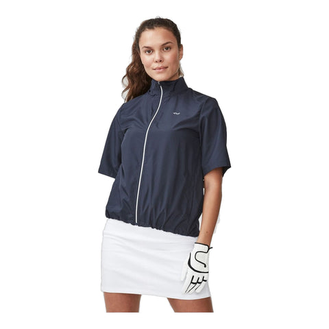 Pocket SS Wind Jacket Navy Damen