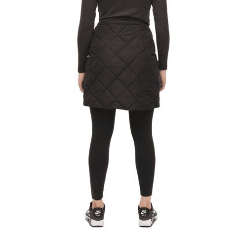 Evelyn Quilt Golf Rock Schwarz Damen