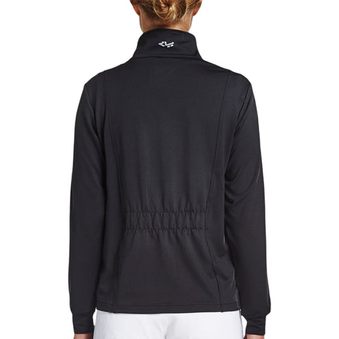 Jacke Swing Schwarz Massai Flower Damen