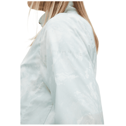 W Wind Jacket Packable Algal Bloom Seafoam