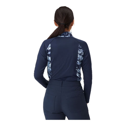 W Layer Megan Langarm Navyblau/Camo Damen