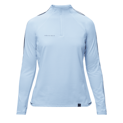 Serena Golf Layer Half Zip Powder Blue Damen