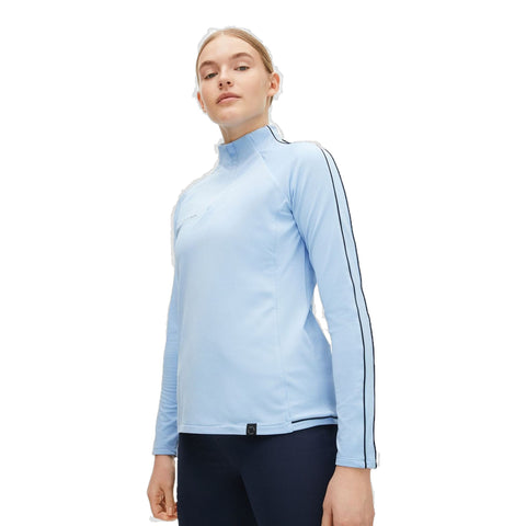 Serena Golf Layer Half Zip Powder Blue Damen Damen