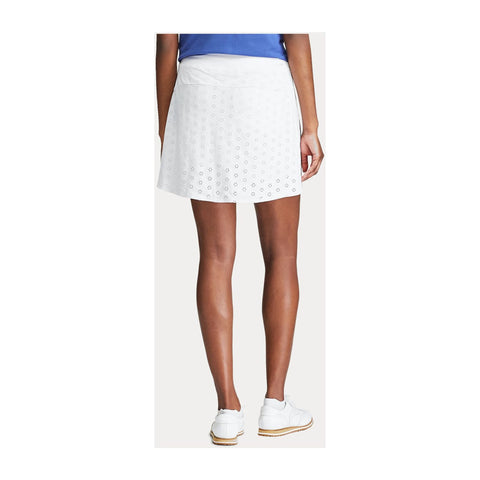 W Eyelet Skirt White