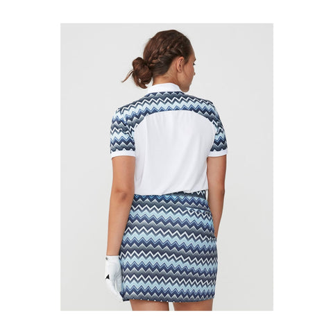 Element Block Polo Zigzag Blue