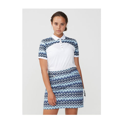 Element Block Polo Zigzag Blue
