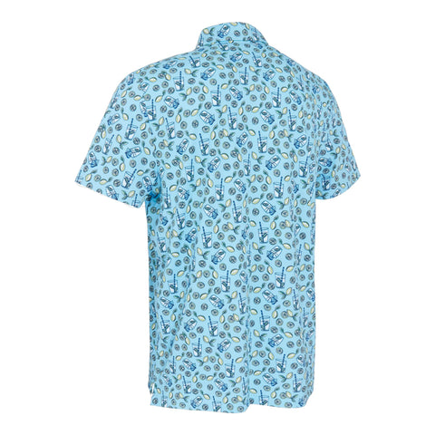 Polo SS All-Over Lemonde Print Herren