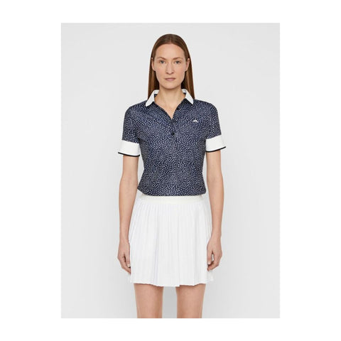 W Lexie-TX Coolmax Polo White Dot