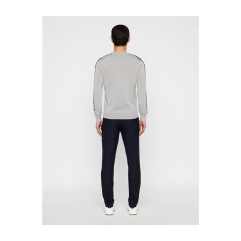 Sweater Kevin Crew Neck-Pima Cotton Grau