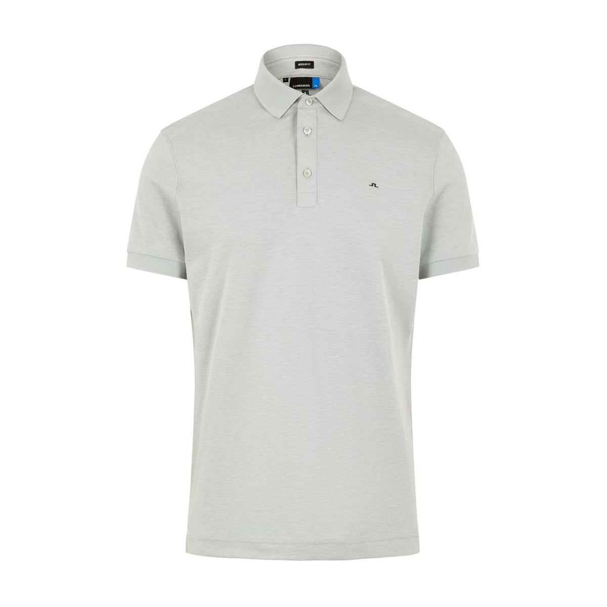 M Stan Reg Fit-Club Pique Polo Stone Grey Melange