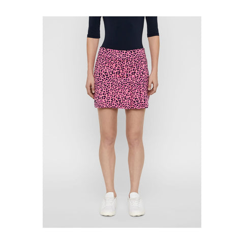 W Thea TX Jersey Skirt Pink Leopard