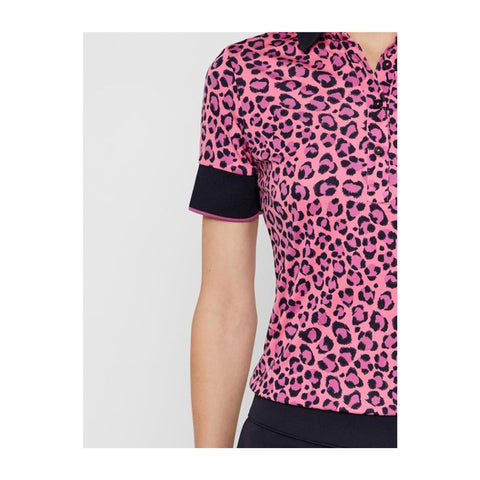 W Lexie-TX Coolmax Polo Pink Leopard
