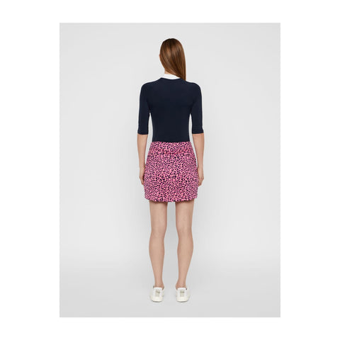 W Thea TX Jersey Skirt Pink Leopard