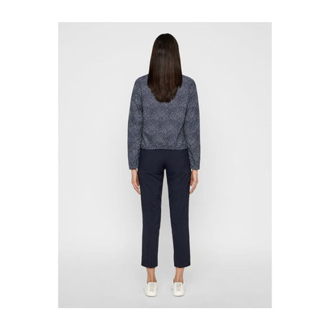 W Windjacke Lily Weiß/Gepunktet