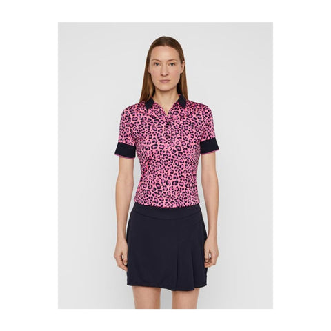 W Lexie-TX Coolmax Polo Pink Leopard