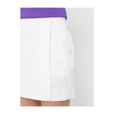 W Semina Skirt High Vent White