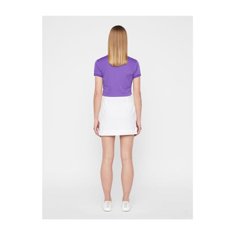 W Semina Skirt High Vent White