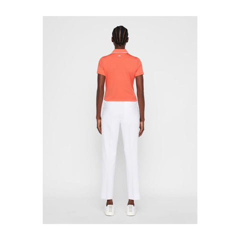 W Kaia Pant-Light Poly Stretch White