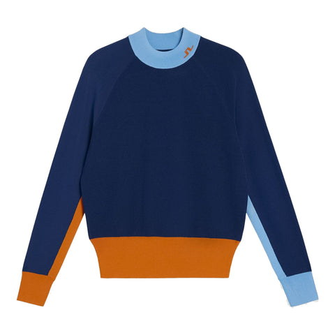 Zoe Knitted Sweater Damen Estate Blue Damen