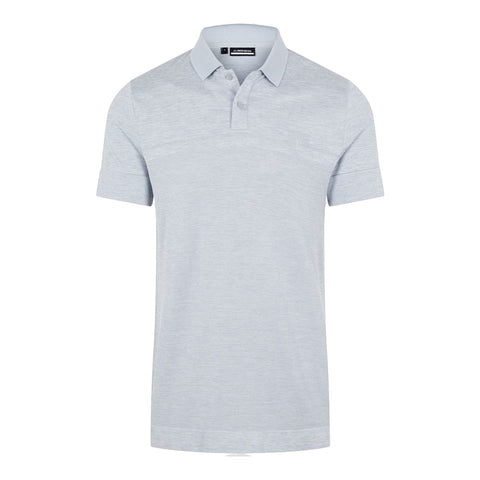 M Alfy Seamless SS Polo Stone Grey Melange Herren